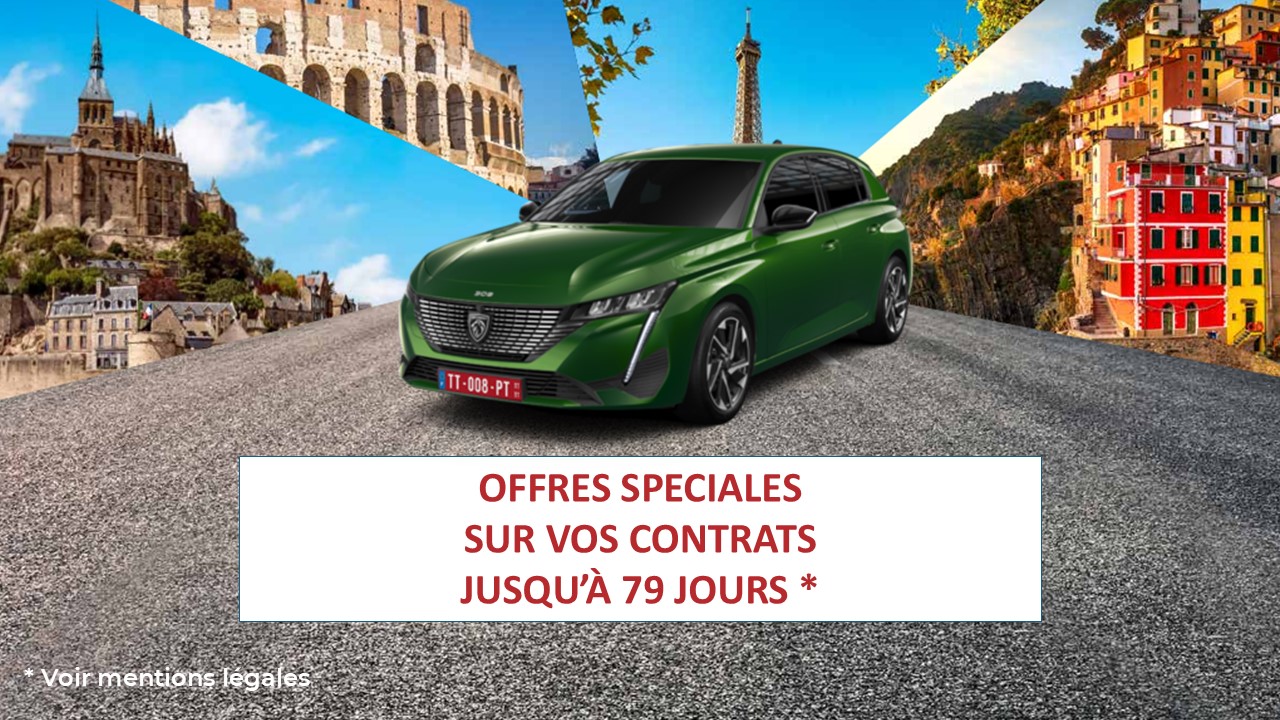 Pour une livraison du 08 septembre 2025 au 31 décembre 2025, bénéficiez de 70€ sur vos contrats jusqu'à 79 jours