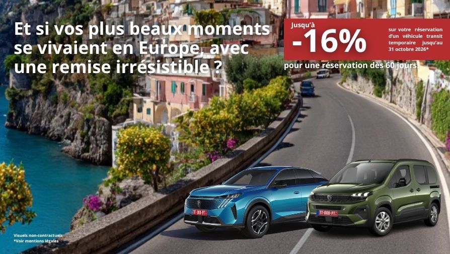 Remises exceptionnelles pour une réservation supérieure à 60 jours.